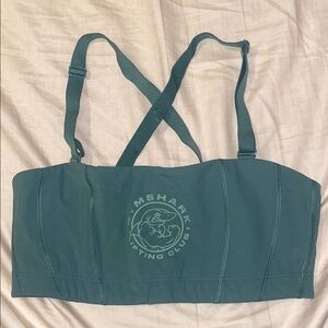 Teal Gymshark Sports Bra